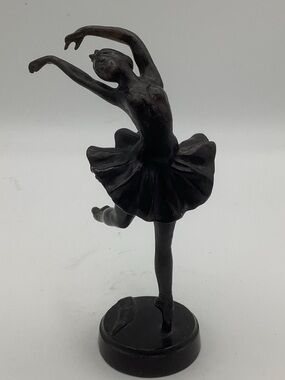 Vintage Russian Kasli Cast Iron Ballerina Figurine